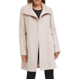 NWT Cole Haan Bone Wool Blend Peacoat Size 12